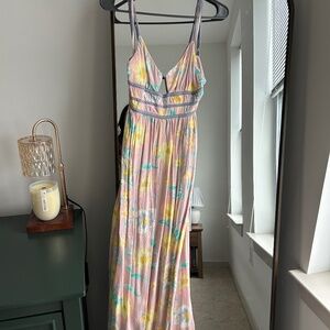 Flowered maxi Free People summer dress